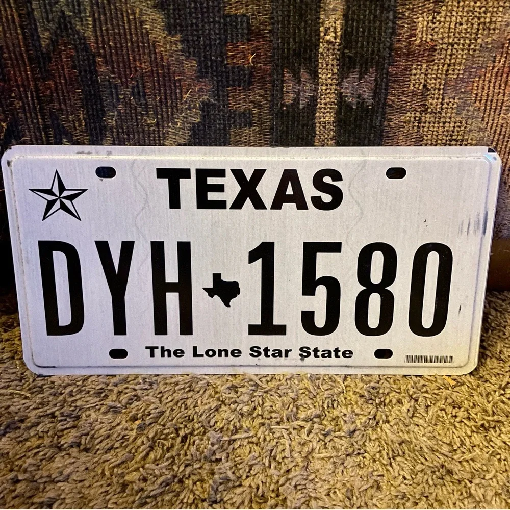Texas The Lone Star State License Plate